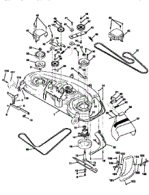Mower Deck parts for Craftsman Front-Engine Lawn Tractor 917256712 from AppliancePartsPros.com
