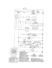 Schematic Diagram-Tractor parts for Craftsman Front-Engine Lawn Tractor 917256721 from AppliancePartsPros.com