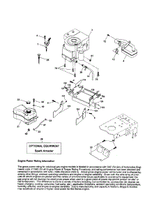 Engine parts for Craftsman Front-Engine Lawn Tractor 917256730 from AppliancePartsPros.com