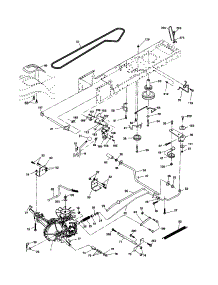 Drive parts for Craftsman Front-Engine Lawn Tractor 917256740 from AppliancePartsPros.com