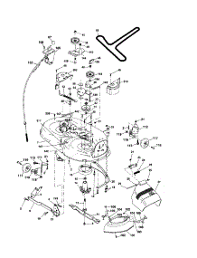 Mower parts for Craftsman Front-Engine Lawn Tractor 917256740 from AppliancePartsPros.com