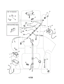 Electrical parts for Craftsman Front-Engine Lawn Tractor 917256780 from AppliancePartsPros.com