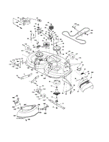 Mower parts for Craftsman Front-Engine Lawn Tractor 917256780 from AppliancePartsPros.com