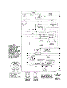 Schematic Diagram-Tractor parts for Craftsman Front-Engine Lawn Tractor 917256780 from AppliancePartsPros.com