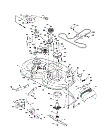 Mower Deck parts for Craftsman Front-Engine Lawn Tractor 917256790 from AppliancePartsPros.com