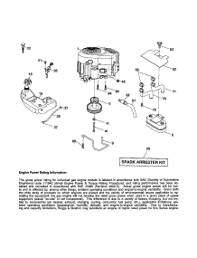 Engine parts for Craftsman Front-Engine Lawn Tractor 917256791 from AppliancePartsPros.com