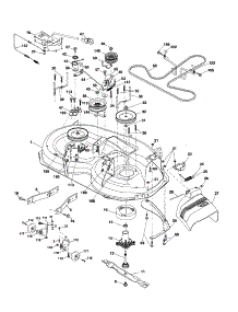 Mower Deck parts for Craftsman Front-Engine Lawn Tractor 917256791 from AppliancePartsPros.com