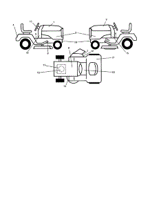 Decals parts for Craftsman Front-Engine Lawn Tractor 917256791 from AppliancePartsPros.com