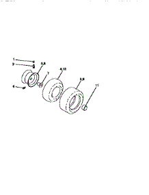 Wheels And Tires parts for Craftsman Front-Engine Lawn Tractor 917256810 from AppliancePartsPros.com
