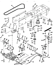 Drive parts for Craftsman Front-Engine Lawn Tractor 917256812 from AppliancePartsPros.com