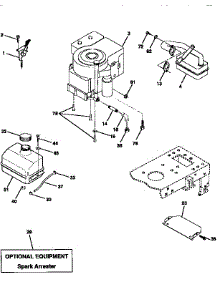 Engine parts for Craftsman Front-Engine Lawn Tractor 917256812 from AppliancePartsPros.com