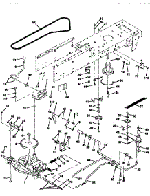 Drive parts for Craftsman Front-Engine Lawn Tractor 917256830 from AppliancePartsPros.com