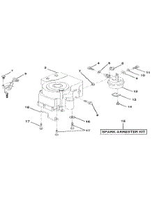 Engine / Throttle parts for Craftsman Front-Engine Lawn Tractor 917256850 from AppliancePartsPros.com