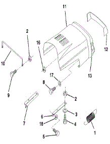 Hood parts for Craftsman Front-Engine Lawn Tractor 917256851 from AppliancePartsPros.com