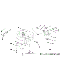 Engine / Throttle parts for Craftsman Front-Engine Lawn Tractor 917256851 from AppliancePartsPros.com