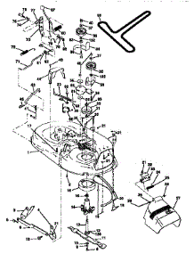 Mower parts for Craftsman Front-Engine Lawn Tractor 917256890 from AppliancePartsPros.com