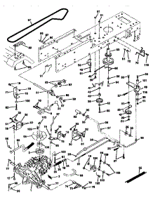 Drive parts for Craftsman Front-Engine Lawn Tractor 917256891 from AppliancePartsPros.com