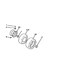 Wheels And Tires parts for Craftsman Front-Engine Lawn Tractor 917256891 from AppliancePartsPros.com