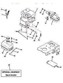Engine parts for Craftsman Front-Engine Lawn Tractor 917256891 from AppliancePartsPros.com
