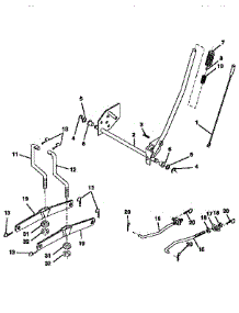 Lift parts for Craftsman Front-Engine Lawn Tractor 917256891 from AppliancePartsPros.com