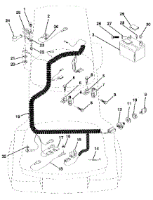 Electrical parts for Craftsman Front-Engine Lawn Tractor 917256920 from AppliancePartsPros.com