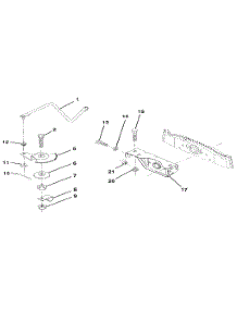 Sector Gear / Axle Support parts for Craftsman Front-Engine Lawn Tractor 917256920 from AppliancePartsPros.com