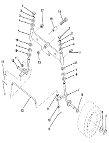 Front Axle parts for Craftsman Front-Engine Lawn Tractor 917256920 from AppliancePartsPros.com