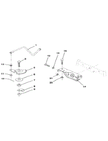 Sector Gear / Axle Support parts for Craftsman Front-Engine Lawn Tractor 917256922 from AppliancePartsPros.com