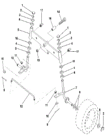 Front Axle parts for Craftsman Front-Engine Lawn Tractor 917256922 from AppliancePartsPros.com