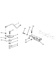 Sector Gear / Axle Support parts for Craftsman Front-Engine Lawn Tractor 917256930 from AppliancePartsPros.com