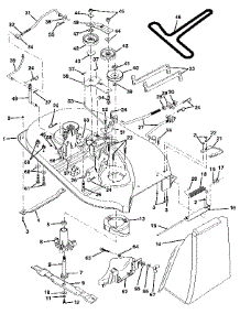 Mower Deck parts for Craftsman Front-Engine Lawn Tractor 917256930 from AppliancePartsPros.com