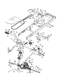 Drive parts for Craftsman Front-Engine Lawn Tractor 917256940 from AppliancePartsPros.com
