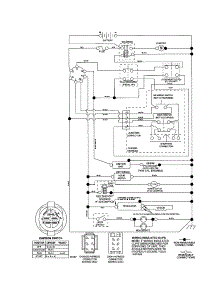 Schematic parts for Craftsman Front-Engine Lawn Tractor 917256940 from AppliancePartsPros.com