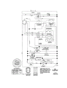 Schematic-Tractor parts for Craftsman Front-Engine Lawn Tractor 917256960 from AppliancePartsPros.com