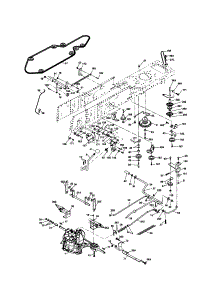Drive parts for Craftsman Front-Engine Lawn Tractor 917256970 from AppliancePartsPros.com