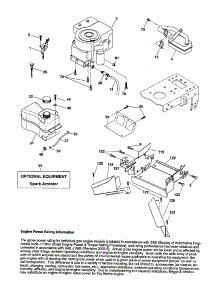 Engine parts for Craftsman Front-Engine Lawn Tractor 917256970 from AppliancePartsPros.com