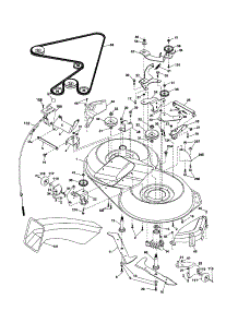 Mower parts for Craftsman Front-Engine Lawn Tractor 917256970 from AppliancePartsPros.com
