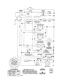 Schematic Diagram-Tractor parts for Craftsman Front-Engine Lawn Tractor 917256970 from AppliancePartsPros.com