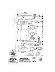 Schematic Diagram-Tractor parts for Craftsman Front-Engine Lawn Tractor 917256990 from AppliancePartsPros.com
