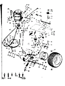 Rear Transaxle And Drive Assembly parts for Craftsman Front-Engine Lawn Tractor 91725700 from AppliancePartsPros.com