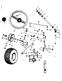 Front Axle Assembly parts for Craftsman Front-Engine Lawn Tractor 91725701 from AppliancePartsPros.com