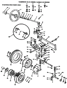 11 Garden Tractor / Steering And Front Axle parts for Craftsman Gas Walk-Behind Mower 917257020 from AppliancePartsPros.com