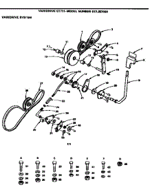 11 Garden Tractor / Varidrive System parts for Craftsman Gas Walk-Behind Mower 917257020 from AppliancePartsPros.com
