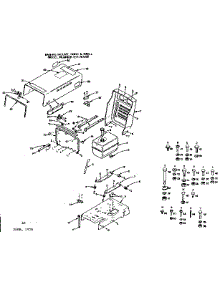 14 Garden Tractor / Engine Mount, Hood & Grill parts for Craftsman Front-Engine Lawn Tractor 917257030 from AppliancePartsPros.com