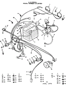 14 Garden Tractor / Electrical parts for Craftsman Front-Engine Lawn Tractor 917257030 from AppliancePartsPros.com