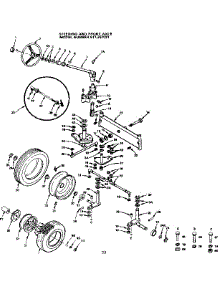 Steering And Front Axle parts for Craftsman Front-Engine Lawn Tractor 917257031 from AppliancePartsPros.com