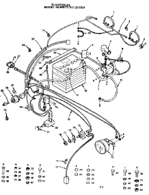 Electrical parts for Craftsman Front-Engine Lawn Tractor 917257031 from AppliancePartsPros.com