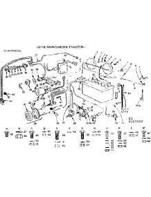 Electrical parts for Craftsman Front-Engine Lawn Tractor 917257060 from AppliancePartsPros.com