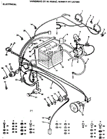Electrical parts for Craftsman Front-Engine Lawn Tractor 917257090 from AppliancePartsPros.com