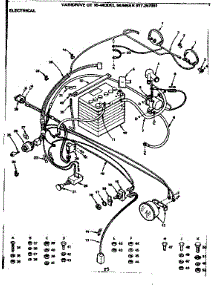 Electrical parts for Craftsman Front-Engine Lawn Tractor 917257091 from AppliancePartsPros.com